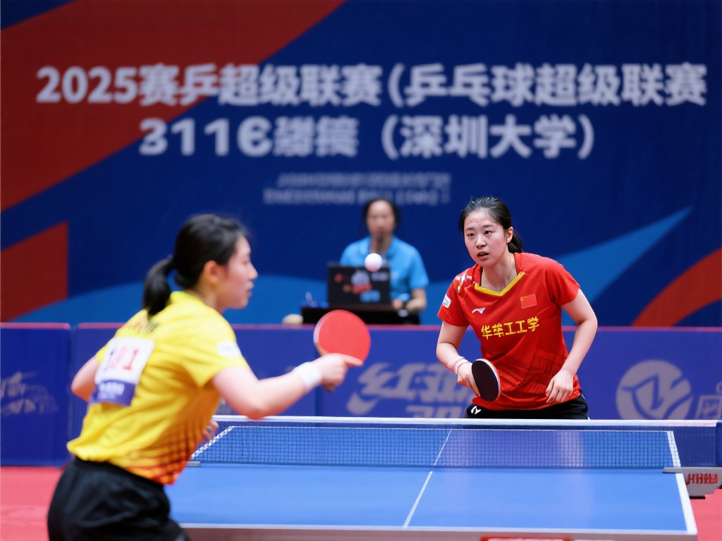 深圳大学女团3比1力克华理，夺2025乒超桂冠